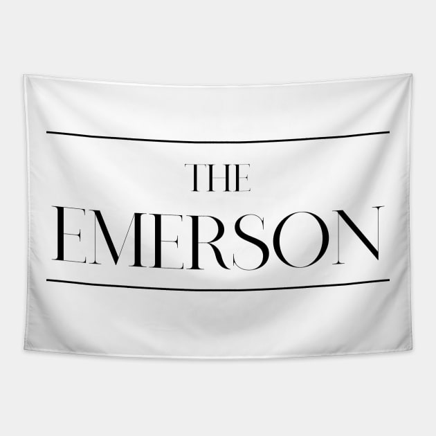 The Emerson ,Emerson Surname, Emerson Tapestry by MeliEyhu