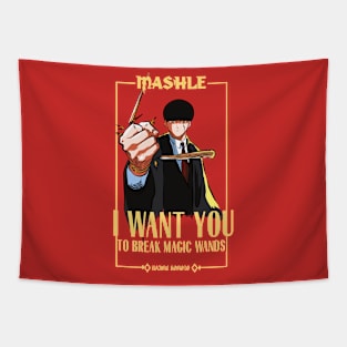 MASHLE: MAGIC AND MUSCLES (I WANT YOU) RED Tapestry