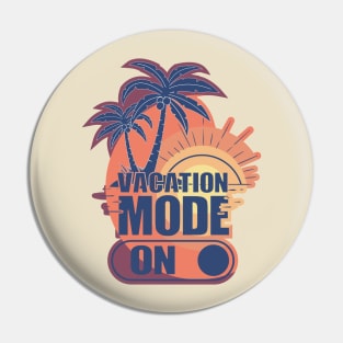 Vacation Mode On Pin