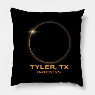 Total Solar Eclipse 2024 Tyler Texas Path Of Totality Pillow