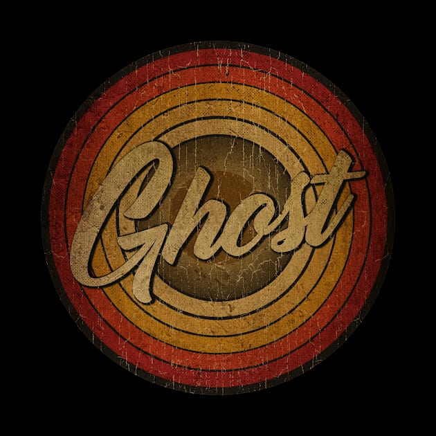 arjunthemaniac,circle vintage retro faded Ghost by arjunthemaniac