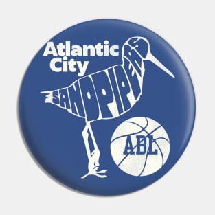 Defunct Atlantic City Sandpipers Basketball Team Pin