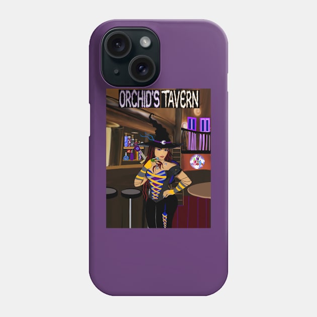 Orchid’s Tavern 3 Staff Phone Case by Orchid's Art