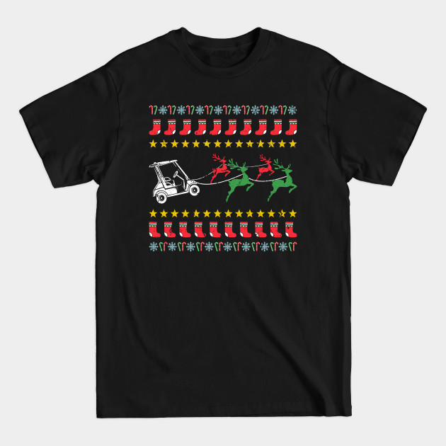 Discover Ugly Christmas Sweater for Golfer Golf - Golf Christmas Gift - T-Shirt