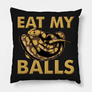 BALL PYTHON: Kiss My Balls Pillow