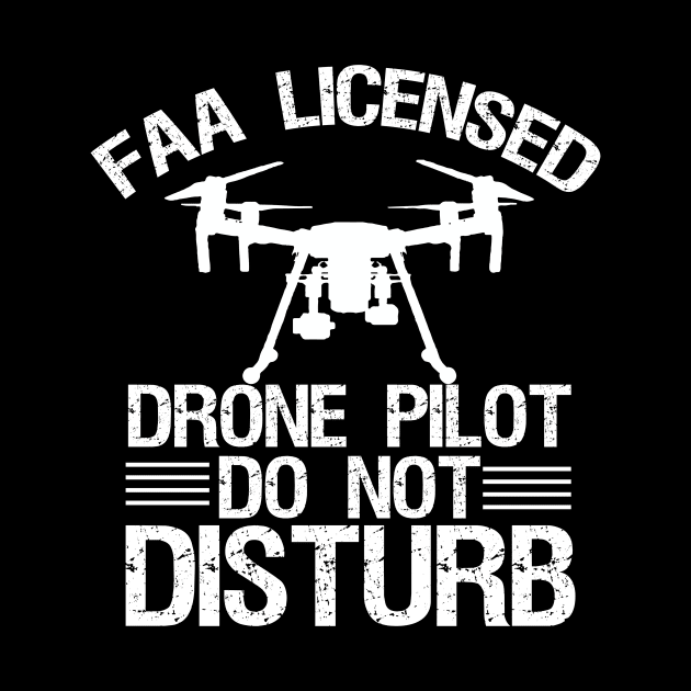 Certified Drone Pilot FAA Do Not Disturb by Visual Vibes