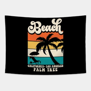 Beach California Los Angeles Palm Tree T Shirt For Women Men Tapestry