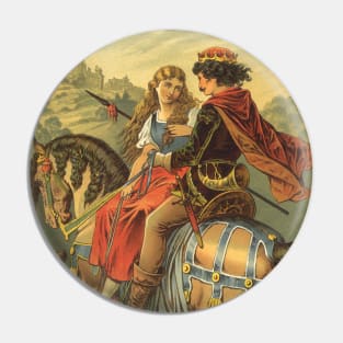 Vintage Fairy Tales,  Little Brother and Little Sister by Carl Offterdinger Pin