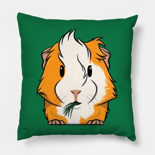 Orange/White Abyssinian Guinea Pig Pillow