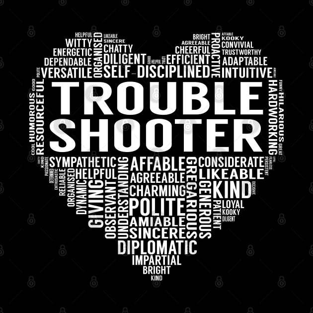 Trouble Shooter Heart by LotusTee