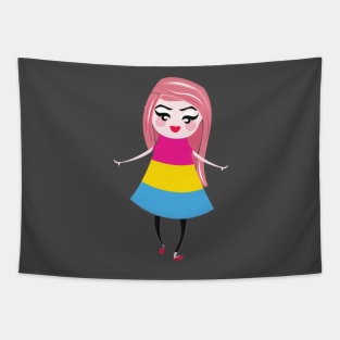 Pansexual pride flag Tapestry