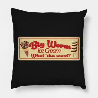 Big Worm Ice Cream Pillow