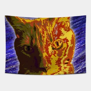 Cat portrait Tapestry