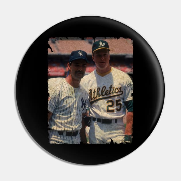 Don Mattingly (New York Yankees) and Mark McGwire (Oakland Athletics) Pin by PESTA PORA