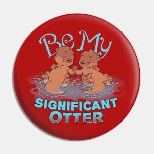 Otter Valentine Pin