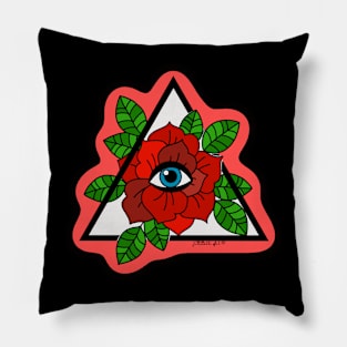 Eye of the Flower Pillow