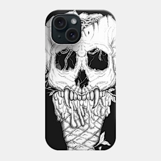 skull ice cream Phone Case