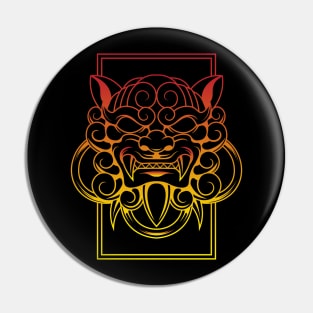 Komainu Line Art 1.5 Pin