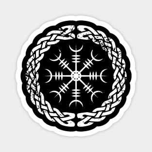 Helm of Awe , Aegishjalmur, Viking protection sign Magnet