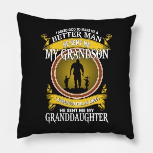 Grandson Granddaughter Pillow