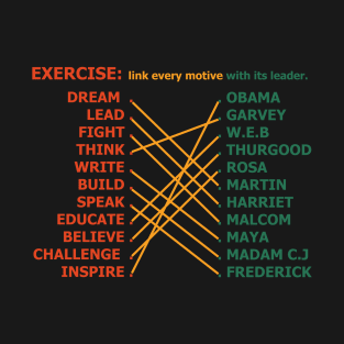 black americans inspiration exercise T-Shirt