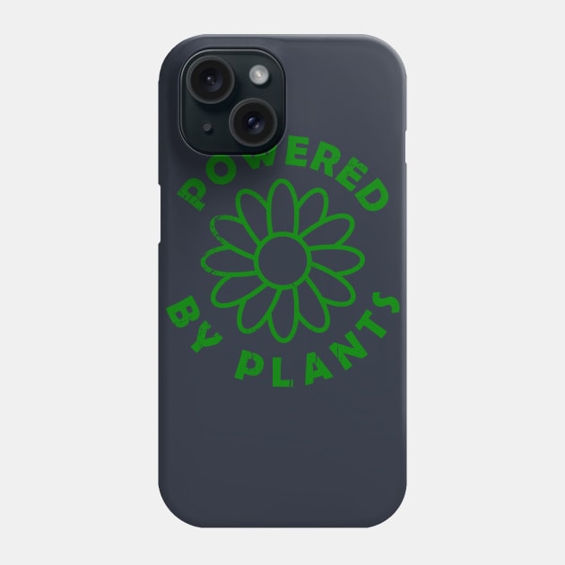 Powered by Plants Phone Case by Applecrunch