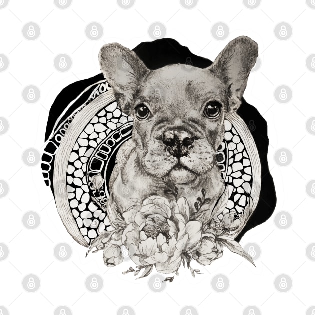French Bulldog Art Print by honeylli