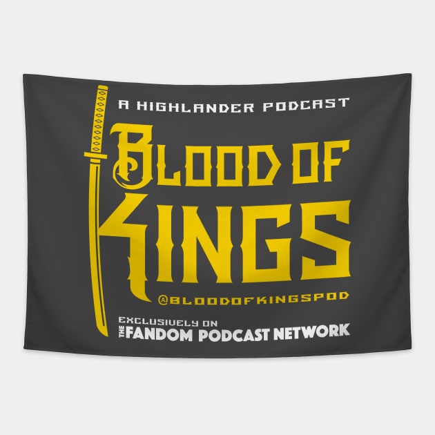 Blood of Kings Two Tone Font Tapestry by Fandom Podcast Network