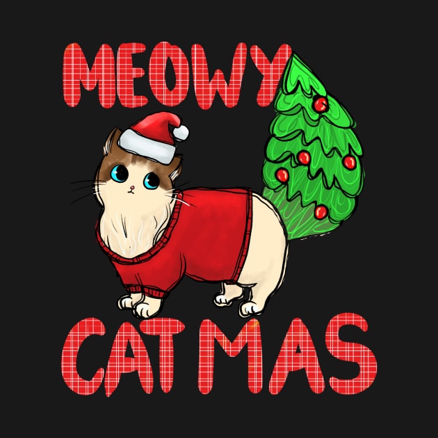 Funny Meowy Catmas by frondorfelda