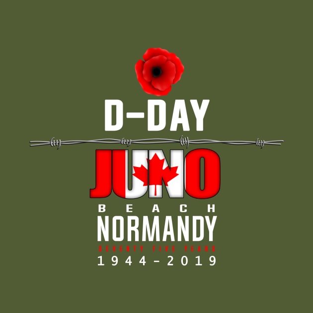 D Day Juno Beach Anniversary by SeattleDesignCompany