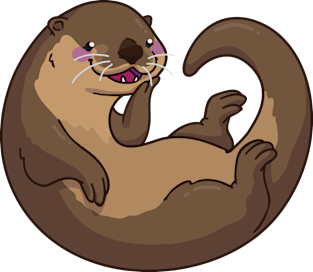 Small-Clawed Otter Magnet