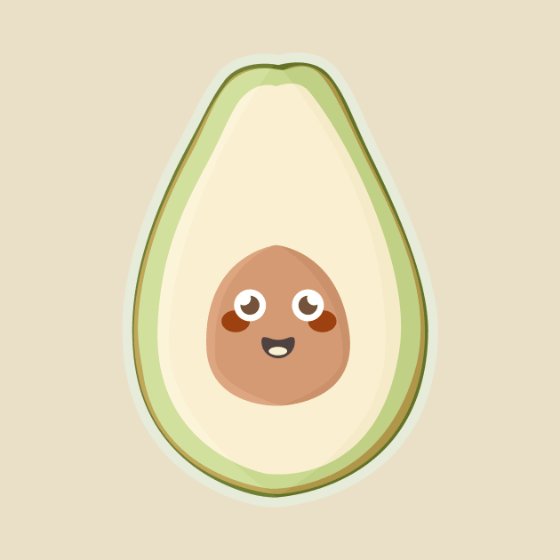 Kawaii Avocado by KawaiiNir