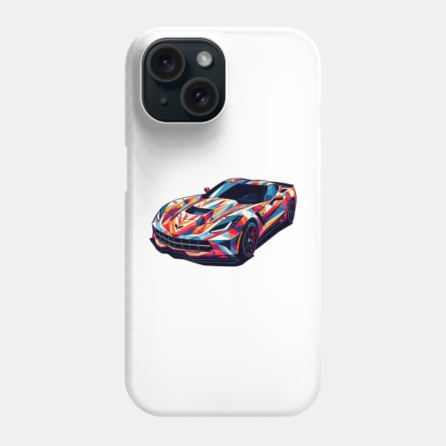 Chevy Corvette Phone Case by Vehicles-Art