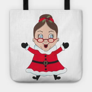 MRS Claus Funny Merry Christmas Tote