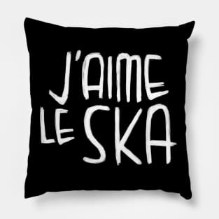 Ska Music Love, Ska Typography, Jaime le Ska Pillow