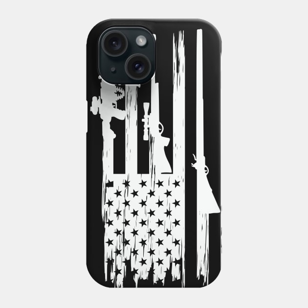 Us Veteran Guns Weapons Phone Case by busines_night