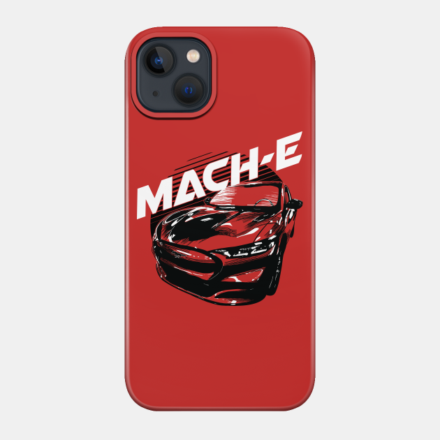 Retro Sun Mustang Mach-E - Mustang Mach E - Phone Case