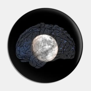 night sky brain Pin