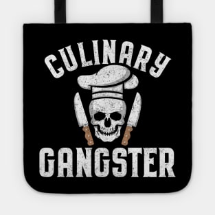 Funny Culinary Gangster The Best Cook Cute Skull Tote