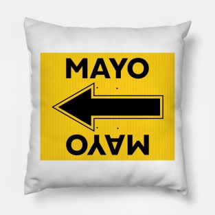 Locations Sign - MAYO - Film Life Pillow