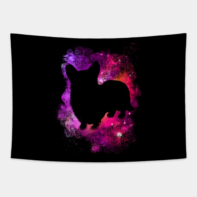 Corgi - Cosmos Tapestry by Scailaret