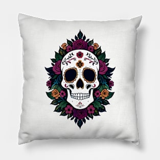 Day of the Dead Skull 07 Pillow