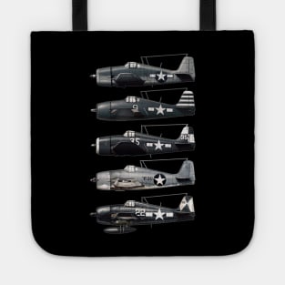 Grumman F6F Hellcat WW2 Fighter aircraft Tote