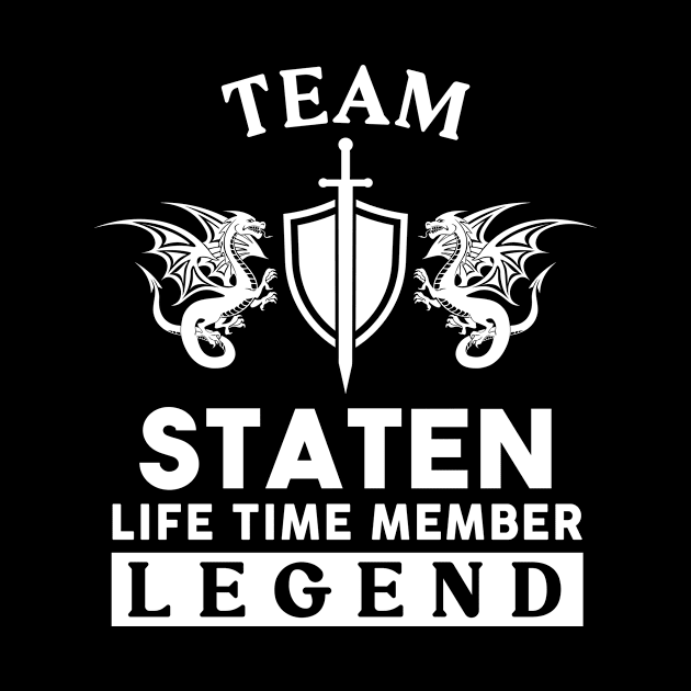 Staten Name T Shirt - Staten Life Time Member Legend Gift Item Tee by unendurableslemp118