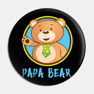 Papa Bear' Cute Papa Bear Couple Pin