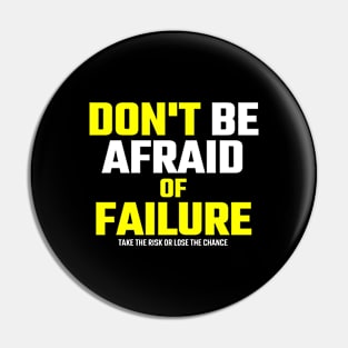 motivation don't afraid Pin