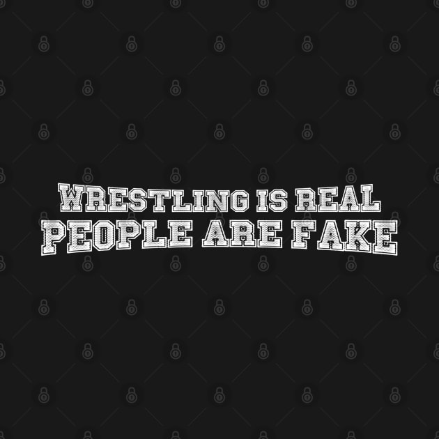 Wrestling is Real, People are Fake (Pro Wrestling) by wls