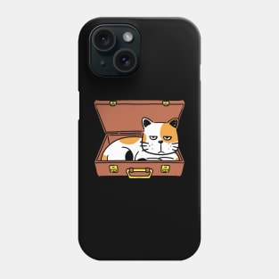 Cat in Suitcase Phone Case