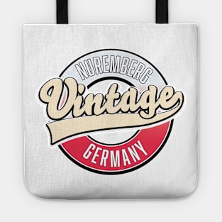 Nuremberg vintage style logo Tote