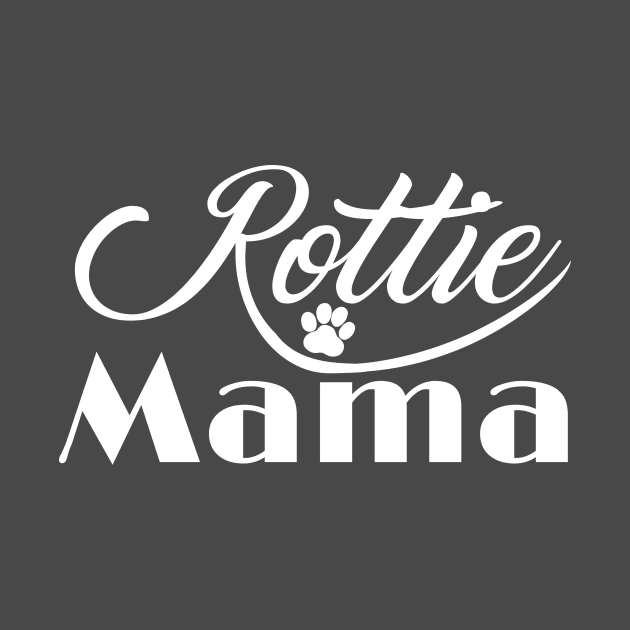 Rottie Mama Shirt Rottweiler Parent's Day Gift from Daughter by marylaax